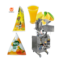 Machine d'emballage automatique pour petits sachets de sauce tomate, de boissons et de liquides en forme de triangle