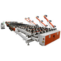 Ligne de production de découpe de verre entièrement automatique CNC contrôlée par PLC au prix d'usine