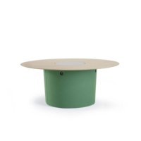 Table Basse de Luxe avec Jardinière Intégrée et Prise de Charge, Table Décorative pour Plantes Vertes pour Villa, Intérieur Haut de Gamme
