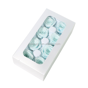 La mejor calidad, 4-5cm, cabeza de rosa roja preservada, toque Real fresco para graduación, Acción de Gracias, Día DE LA Madre, Día de San Valentín, Año Nuevo - Product Image 4