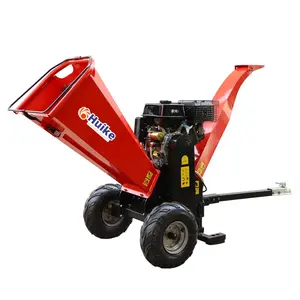 Factory Price Branch Tree Cutting Wood Chipper Machine Wood Chips Shredder Wood Chipper Provided Forestry Bike Engine 2 Pieces