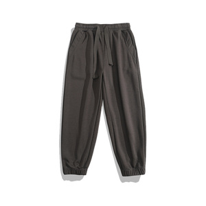 Nouveauté 2023 – Pantalon <span class=keywords><strong>de</strong></span> sport décontracté unisexe en coton/polyester, coupe ample, chevilles élastiquées, 360 GSM, poids lourd, teint uni, avec cordon <span class=keywords><strong>de</strong></span> serrage, style streetwear - Product Image 2