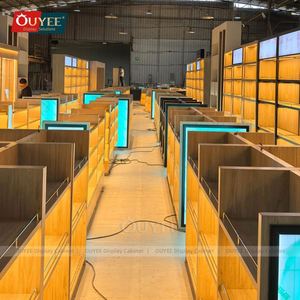 Rượu rượu rượu Kệ nhiệm vụ miễn phí cửa hàng đồ đạc rượu vang chai hiển thị giá Whisky Tủ rượu truy cập bằng gỗ Cửa hàng rượu hiển thị - Product Image 3