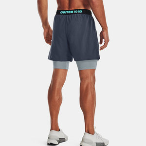 Logotipo personalizado en la cintura Bolsillos de poliéster Split Hem Pour Hommes Sports Active Mens <span class=keywords><strong>Workout</strong></span> Gym Athletic Shorts para hombres - Product Image 3
