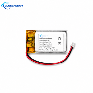 Paquete de Baterías de Polímero de Litio 551424 3.7V 160mAh de Alta Calidad al por Mayor, Batería Recargable de Iones de Litio - Product Image 1