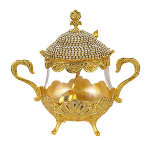 Ustensiles de cuisine haut de gamme de style européen : pots à sucre, boîtes à sucre, pots à épices, pots à sel avec couvercles - Product Image 1