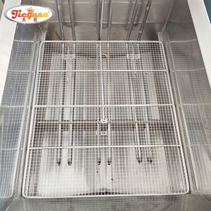 Vendita calda 1 serbatoio <span class=keywords><strong>2</strong></span> serbatoi <span class=keywords><strong>friggitrice</strong></span> commerciale <span class=keywords><strong>friggitrice</strong></span> a pavimento 28 <span class=keywords><strong>L</strong></span> <span class=keywords><strong>friggitrice</strong></span> elettrica Kfc con timer - Product Image 4