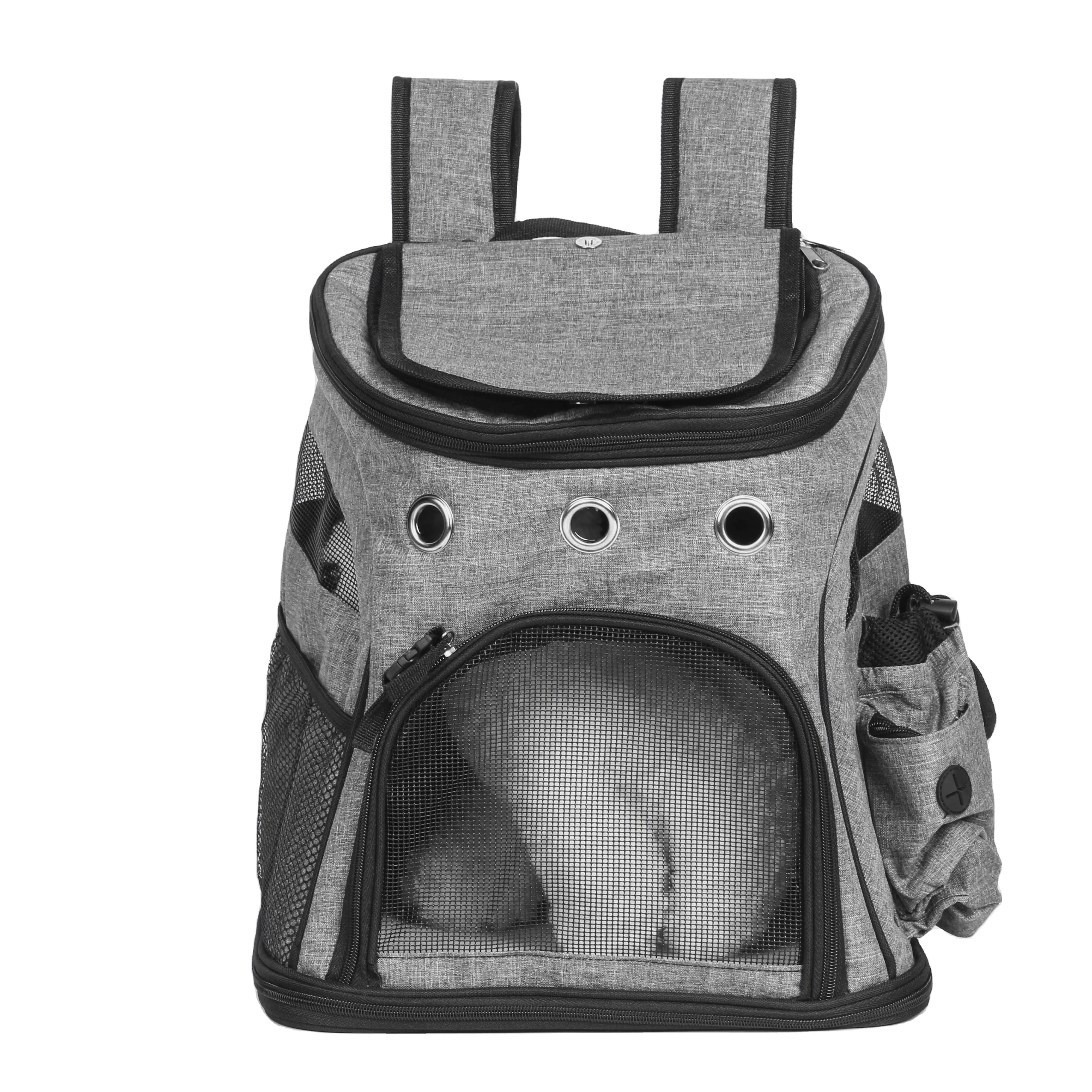 Pet Bag Classic Checked Design Dog Cat Backpack For Outdoor Pet Carrier Dog Sling Carrier Backpack