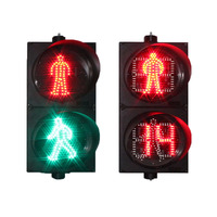 Feux de circulation à LED en vente Feux de circulation à bille intégrale IP66 Feux de circulation à télécommande pour Crossroads