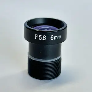 FRANKFURT OPTATEC katılımcı 1/2 "6mm odak uzaklığı endüstriyel kamera lens F5.6 M12 dağı 6MP FA makine görüş kamera lens