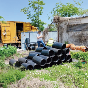 Pipa pendek rehabilitasi tanpa trendi, perbaikan cetak injeksi HDPE operasi sederhana tahan aus efisiensi tinggi untuk pipa rehabilitasi - Product Image 2