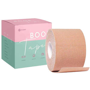 Bande adhésive pour rehaussement de poitrine, élastique en coton imperméable, couverture pour mamelon, de soutien-gorge, OEM, nouveau, - Product Image 2