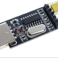 Placa adaptadora de controlador de alimentación CH340 para Módulo de descarga de puerto serie para microcontrolador STC USB a TTL