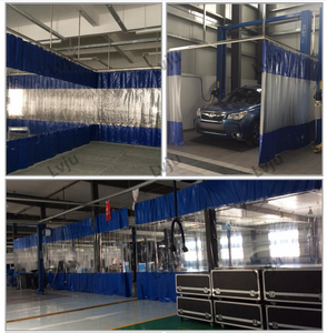 Giảm Tiếng Ồn Tạm Thời Kho/Hội Thảo PVC Strip Công Nghiệp Side Curtain Wall Divider Rèm Phòng - Product Image 3