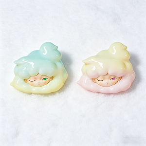 Set de Figuritas Chibi de Nubes Durmientes, Mini Juguete Artístico Kawaii, Muñeca Coleccionable de Moda, Decoración Estética para Escritorio y Habitación, Regalo - Product Image 1