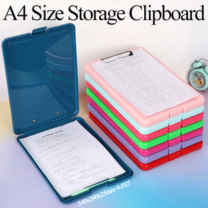 SUNSHING Bulk <b>Document</b> Case with Hinged Lid Stackable Design File Organiser Magazine Photo Protector Cases with Snap-Tight Latch - Product Image 1