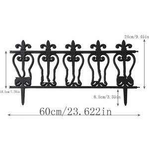 Bán Buôn Hàng Rào Trang Trí Sân Vườn Cảnh Quan Dây Sắt Cho Rust-Proof Removable Trang Trí Vườn Hàng Rào - Product Image 2