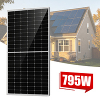 Modules photovoltaïques bifaciaux à double verre Amosolar 780W 785W 790W 795W 800W 805W 210mm à demi-cellules de type N en stock