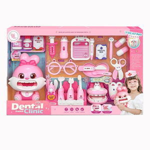 Wholesale Kids Educational Role Play Set Plastic Medical <strong>Toy</strong> Doctor <strong>Kit</strong> <strong>Dental</strong> <strong>Kit</strong> for Girls - Product Image 1