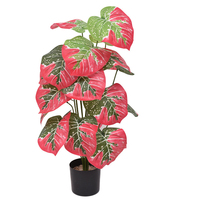Palmier artificiel, Monstera artificiel, Bananier artificiel sans pot pour les événements de mariage, la décoration de la maison et des hôtels