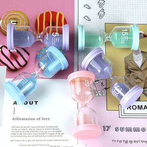 นาฬิกาทรายตกแต่งบ้าน 1 3 5 10 15 30 นาที สีมาการอง นาฬิกาทรายหลากสีสำหรับห้องเรียน นาฬิกาสำหรับครู - Product Image 3