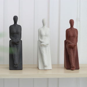 Reposapiés minimalistas nórdicos decoraciones interior sala de estar escultura artículos de decoración del hogar para el interior del hogar - Product Image 3