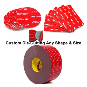 Kích thước tùy chỉnh đôi bên Băng Acrylic vòng tròn Sticker Pad siêu dính tấm hai mặt dính chấm hai mặt bọt Băng - Product Image 2