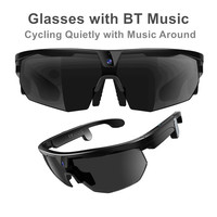 Gafas Inteligentes para Ciclismo con Cámara de 8M Píxeles, Traducción por IA, 3 Tipos de Lentes, Micrófonos Duales con Cancelación de Ruido, Llamadas Manos Libres para Deporte