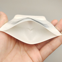 Maßgefertigte Weiße Kraftpapiertüte mit Mattiertem Fenster Umweltfreundliche Papier-Gewürzverpackungstüte Gewürzverpackungstüte