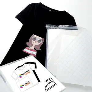 100 листов A4 A3 белая сублимационная бумага полиэфирные хлопковые термонаклейки для футболок