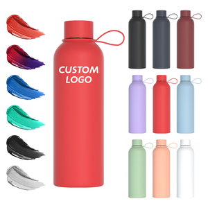 Skinny 40oz Sublimation Matte Black Beer <b>Cup</b> 18/8 Stainless Steel Water Bottle with Lid - Product Image 4