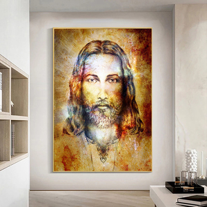 Tranh Và Áp Phích Nghệ Thuật Treo Tường Tôn Giáo Kitô Giáo Jesus Tranh Sơn Dầu Trên Vải Bố Để Trang Trí Nhà Cửa Phòng Cuadros - Product Image 2