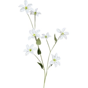 Fleurs artificielles de clematis Jinxi, 7 têtes, fleurs en soie, décorations pour mariage et maison - Product Image 5