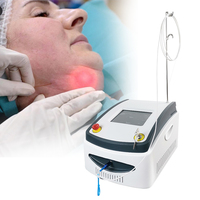 Machine portative de liposuccion 980nm Laser Lipolyse Diode Laser Eye Bag Removal Chirurgie Endolaser Machine de levage