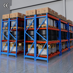 Estantería de paletas de hierro ajustable Estantes de almacenamiento de metal/acero de largo alcance para estante de uso de garaje de almacén de fábrica - Product Image 6