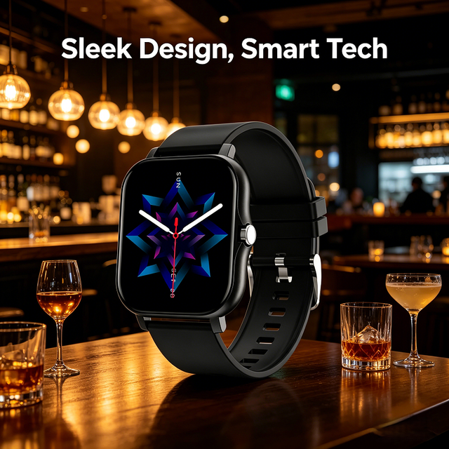Y13 Unisex Sports Smart Watch Fitness Tracker Blood Oxygen Monitor for Calling 1.83" Touch Screen IP65 Waterproof 4 Days