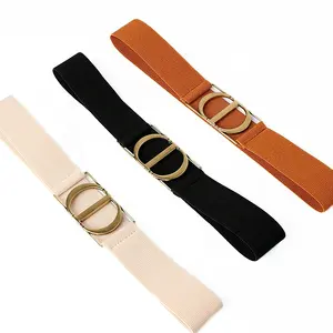 Simple women's clothing accessories belt fashion cd belt elastic elastic waist seal