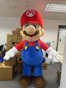 Funny 2m 2.6m Inflatable Mascot <strong>Costume</strong> Cartoon Character Super <strong>Mario</strong> Luigi Mascot Cosplay Suit for <strong>Adults</strong> - Product Image 4