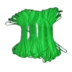 Paracorde en polyester lumineux à neuf brins 5 mm pour tente de camping extérieure, corde coupe-vent DIY tressée avec fil lumineux - Product Image 5