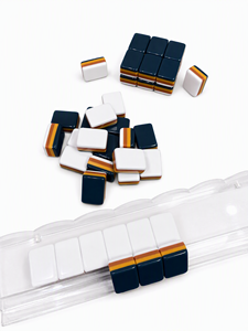 Modernes Luxuriöses Faltbares Mahjong-Set 2-Schichtige Acryl Chinesisches Mahjong-Spiel mit Individuellem Logo <span class=keywords><strong>Lyla</strong></span> für Unterhaltung - Product Image 3