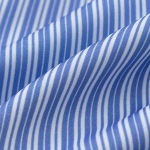 Camicia Casual da uomo a maniche corte <span class=keywords><strong>blu</strong></span> con colletto ribaltabile stampato a strisce verticali nuovo Design di coppia allentata per l'estate - Product Image 6