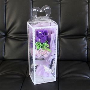 QSLH-SFE026ขายร้อน<span class=keywords><strong>2020</strong></span>พีวีซีกล่องของขวัญกุหลาบรูปร่างสบู่ช่อ<span class=keywords><strong>ดอกไม้</strong></span>สำหรับวันวาเลนไทน์ - Product Image 5