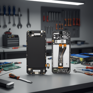 Schermo Touch TFT 6.5 per A14 4G A145P A145R A145F con Cornice, Pacchetto Servizio Nero - Product Image 3