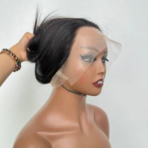 Mejor venta al por mayor de pelo humano natural original de encaje frontal sin pegamento pelucas frontales para las mujeres - Product Image 3