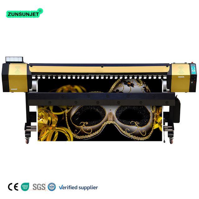 Industrial 2.5m Wide Format Solvent Printer Vinyl Flex Banner Printing Machine Sticker for Small Business