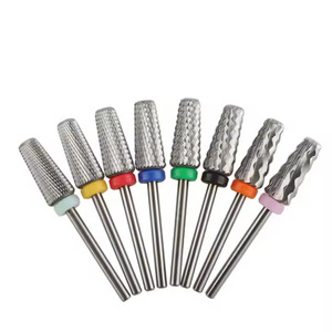 Fraise à ongles en carbure de qualité supérieure, tête plate, tige 3/32, 4XC 3XC, forme baril large, outil de polissage et de meulage pour manucure et pédicure, vente en gros - Product Image 5