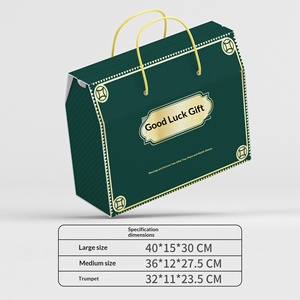 Caja de Regalo Premium para Frutos Secos y Frutas, con Logotipo Personalizado, Asa de Transporte de Lujo, Lista para Uso Comercial - Product Image 4
