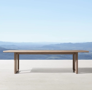 Juego de Sillas de Comedor de Teca <span class=keywords><strong>para</strong></span> Exteriores, Mesa de Madera Moderna, Sillón con Malla <span class=keywords><strong>para</strong></span> <span class=keywords><strong>Terraza</strong></span>, Jardín, Patio y Sala de Estar - Product Image 6