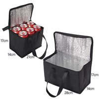 Bolsa Térmica Personalizada de Aluminio para Compras, Almuerzo, Entrega de Alimentos, Picnic, Comestibles, con Cierre, Portátil, Multiusos