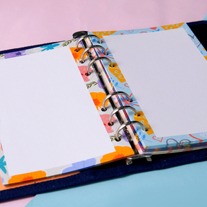 Custom in pelle Business Planner riunione ufficio porta carte con pizzi stampa pagine raccoglitore di <span class=keywords><strong>anelli</strong></span> Notebook - Product Image 5